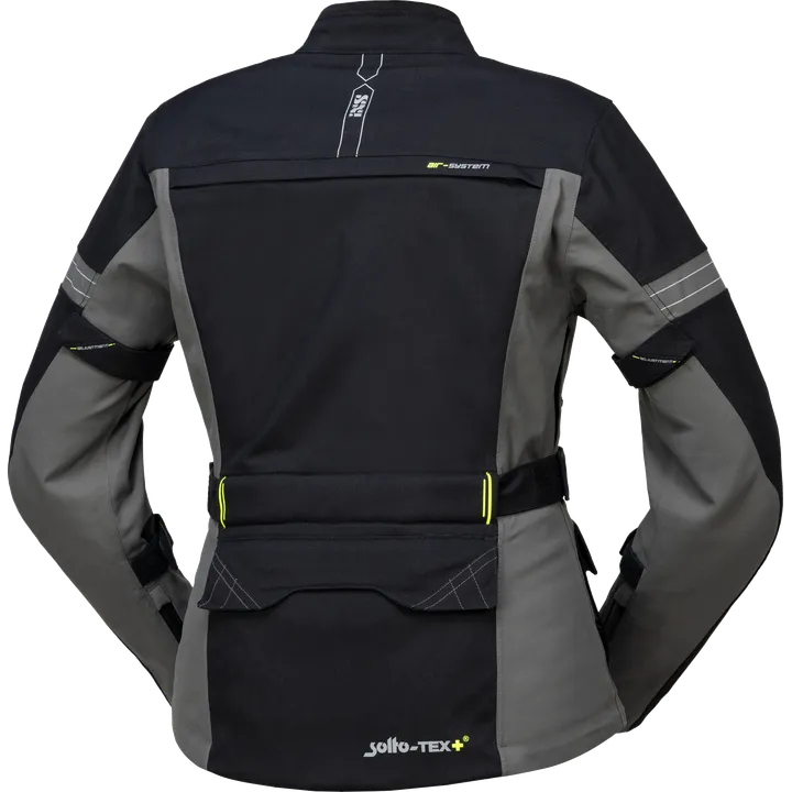 Jacke Damen Tour Jacke Laminat-ST-Plus schwarz-grau