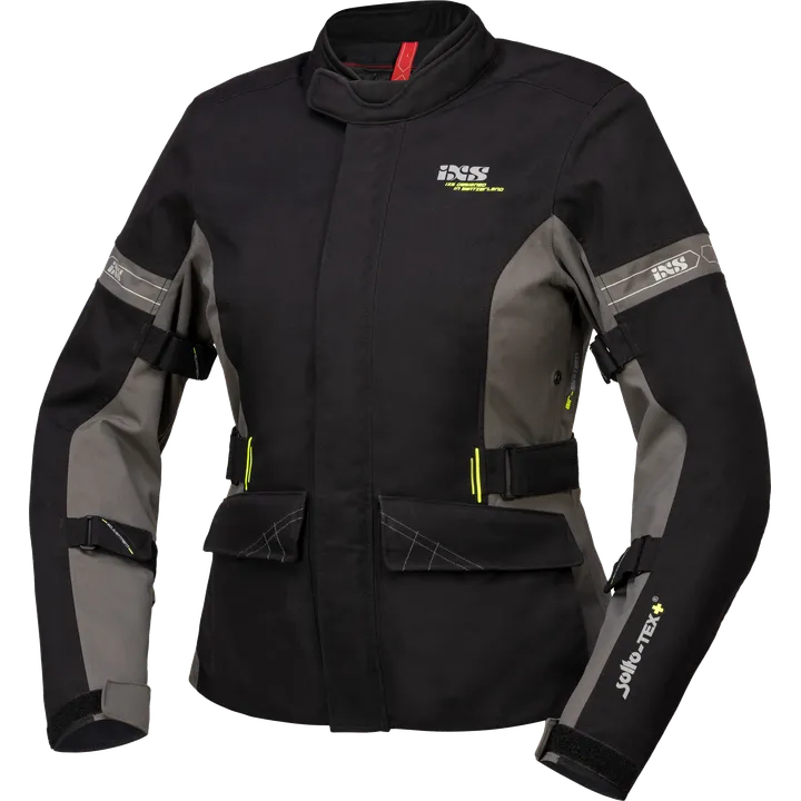 Jacke Damen Tour Jacke Laminat-ST-Plus schwarz-grau