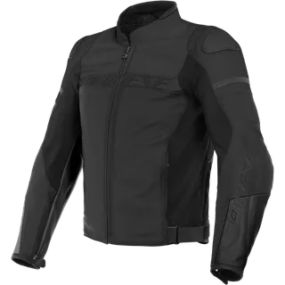 Lederjacke perf. AGILE schwarz matt