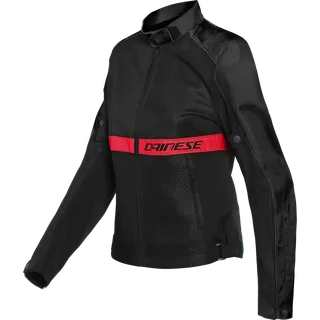 Damen Jacke TEX RIBELLE AIR schwarz-rot