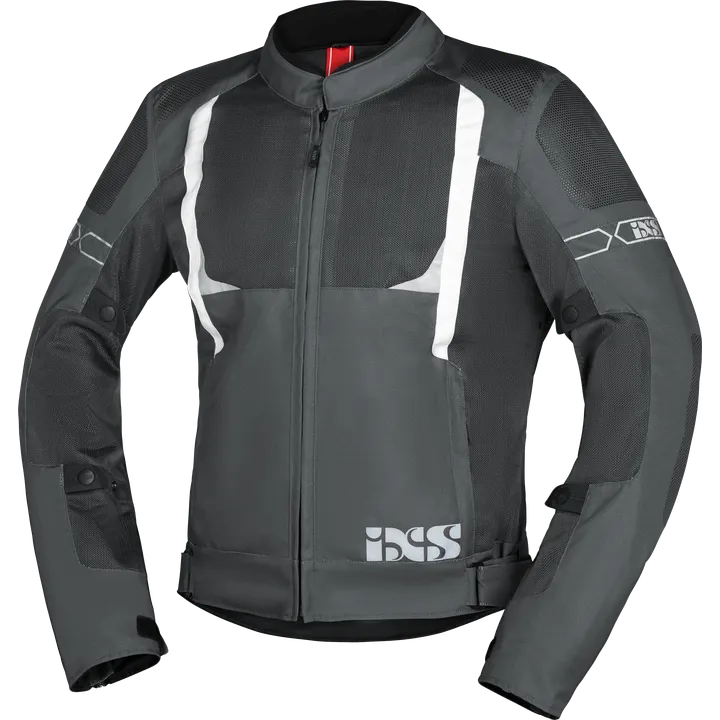 Sport Jacke Trigonis-Air dunkelgrau-grau-weiss