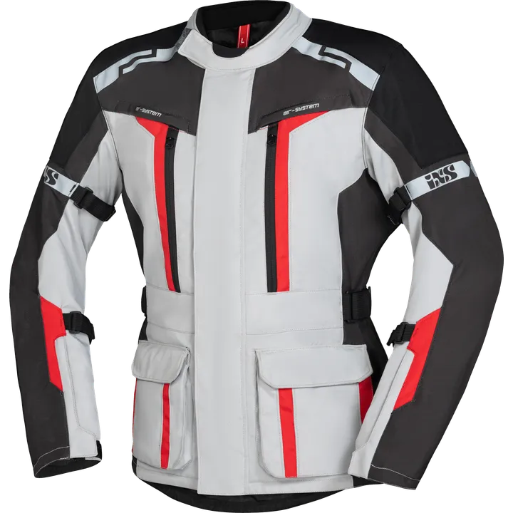 Veste Tour Evans-ST 2.0 gris clair-gris-rouge