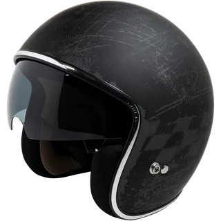 Jethelm iXS77 2.5 schwarz matt-grau
