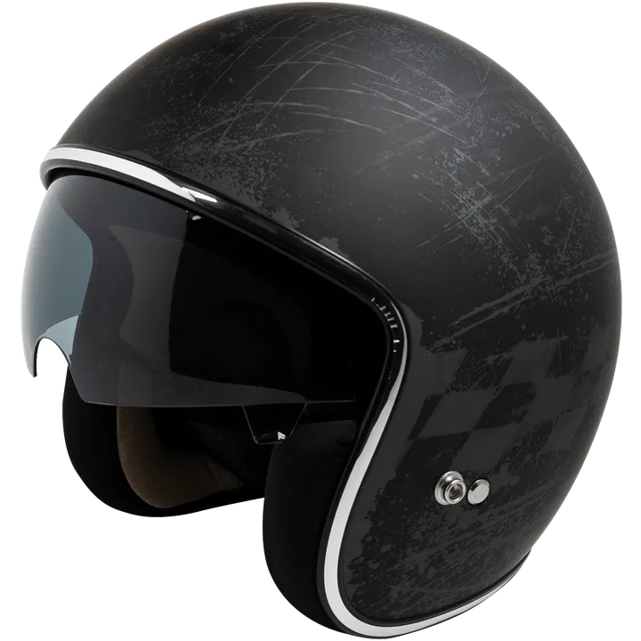 Jethelm iXS77 2.5 schwarz matt-grau