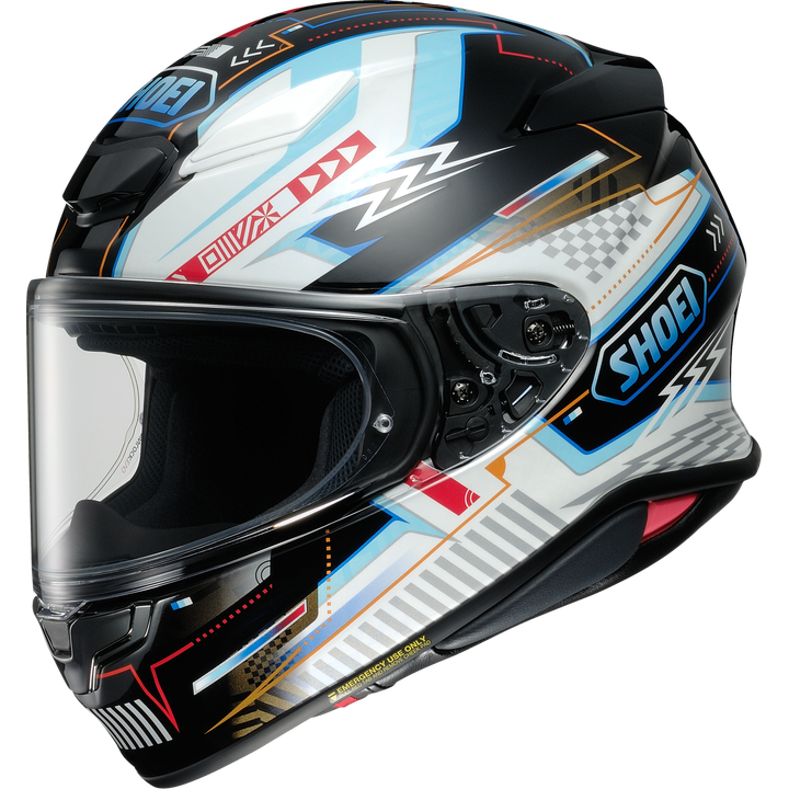 Integralhelm NXR2 Arcane TC-10 schwarz-weiss-blau