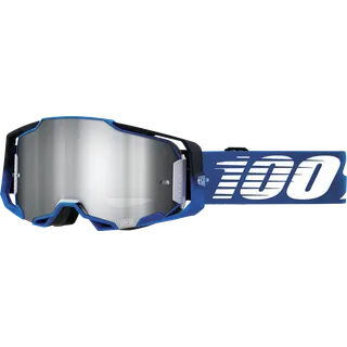 Armega Goggle Oversized Deep Red - Mirror Silver