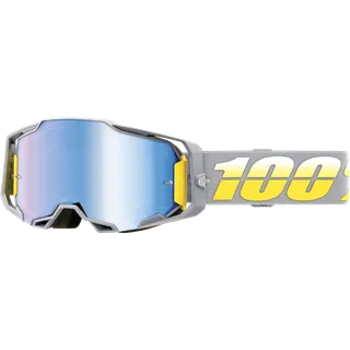 Armega Goggle Oversized Deep Red - Mirror Silver