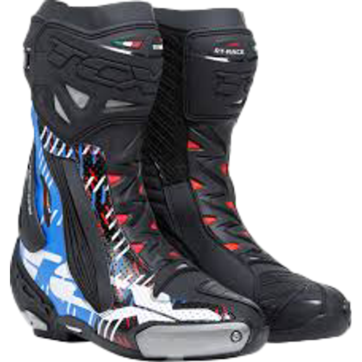 Stiefel RT-Race Pro Air NBRO schwarz-blau-rot