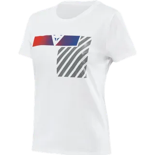 Damen T-Shirt ILLUSION weiss-grau-rot