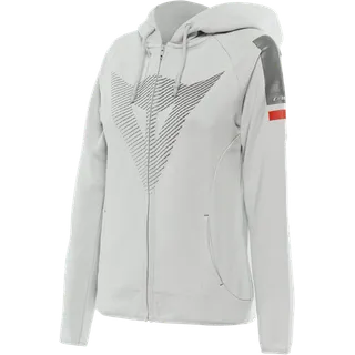 Femmes Hoodie FADE gris clair-gris foncé-rouge