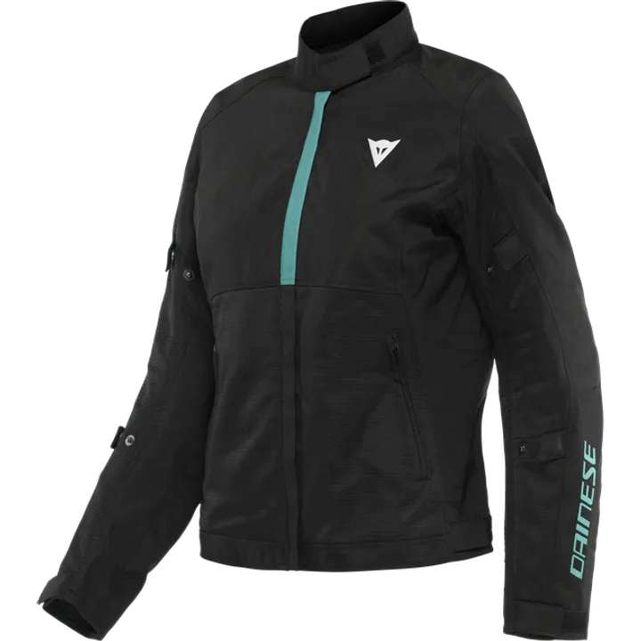 Damen Jacke TEX RISOLUTA AIR schwarz-türkis