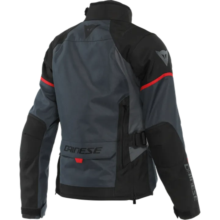 Femmes Veste D-DRY TEMPEST ébène-noir-rouge