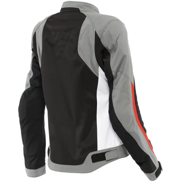 Damen Jacke D-DRY HYDRAFLUX schwarz-grau-rot