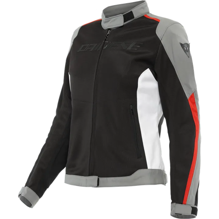 Damen Jacke D-DRY HYDRAFLUX schwarz-grau-rot