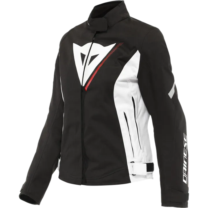 Femmes Veste D-DRY VELOCE noir-blanc-rouge