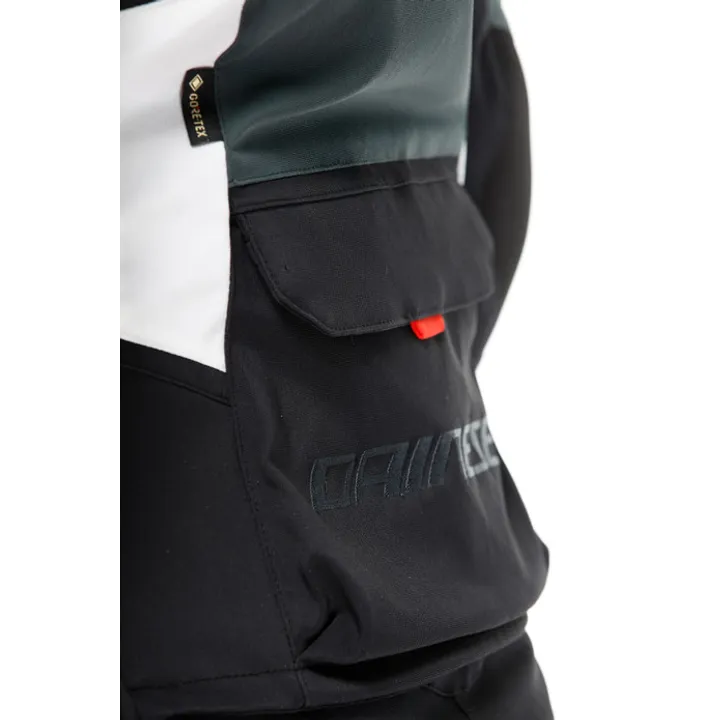 Damen Gore-Tex Jacke CARVE MASTER 3 schwarz-ebony-rot