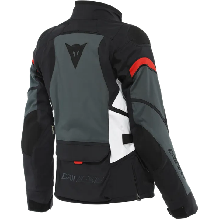 Damen Gore-Tex Jacke CARVE MASTER 3 schwarz-ebony-rot