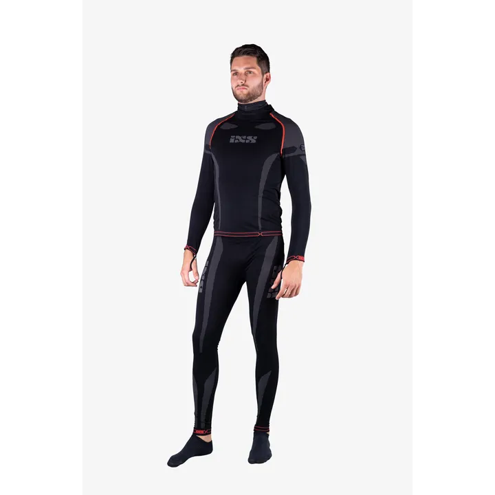 Maillot de corps à capuche 365 noir-gris