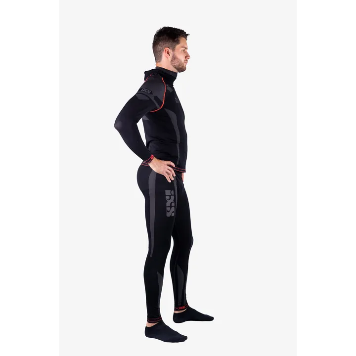 Maillot de corps à capuche 365 noir-gris
