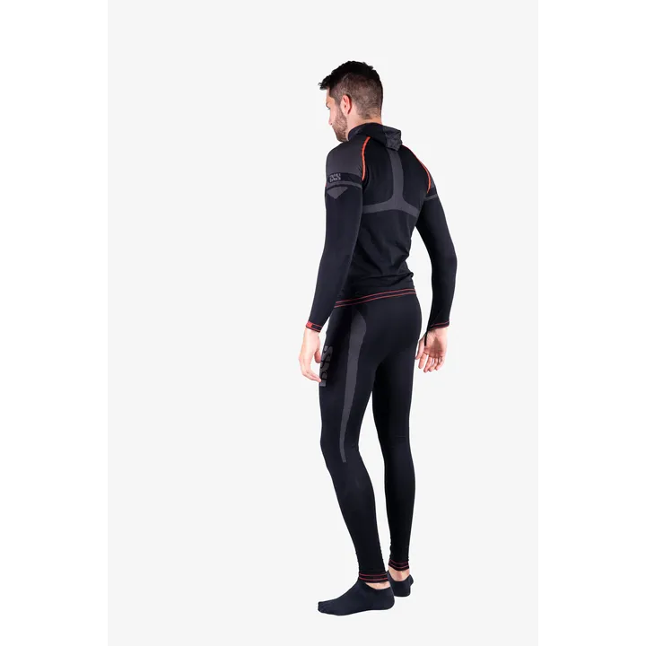 Maillot de corps à capuche 365 noir-gris