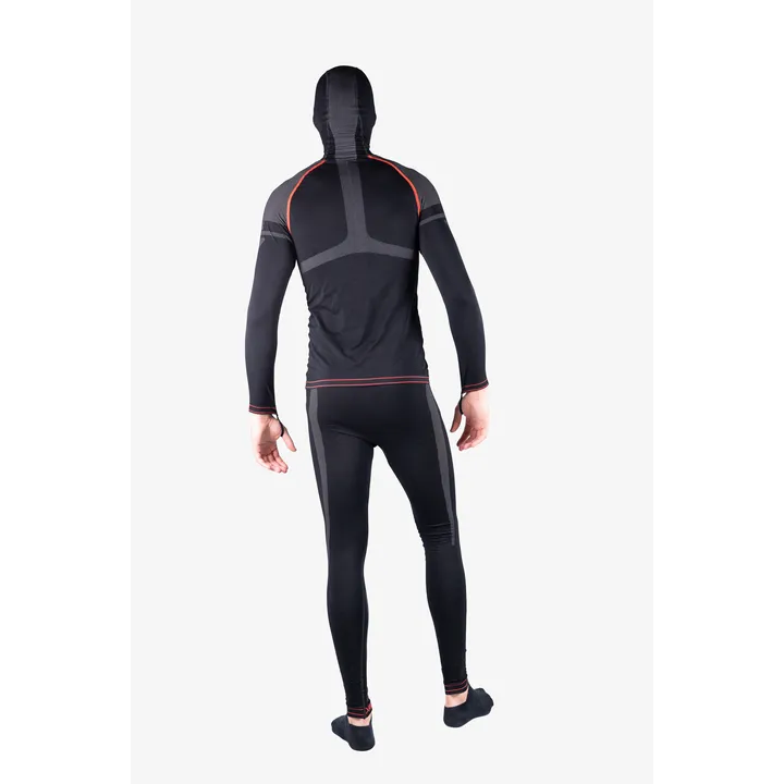 Maillot de corps à capuche 365 noir-gris