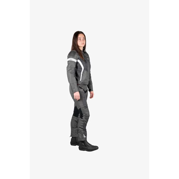 Sport Damen Jacke Trigonis-Air dunkelgrau-grau-weiss