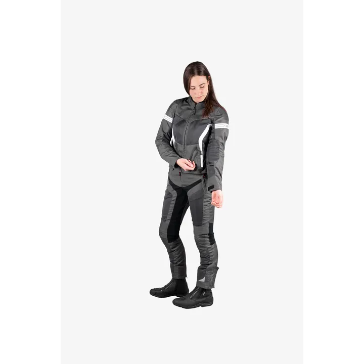 Sport Damen Jacke Trigonis-Air dunkelgrau-grau-weiss