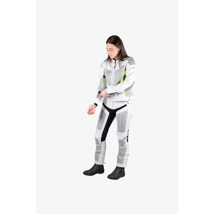 Sport Damen Jacke Trigonis-Air hellgrau-grau-neon gelb