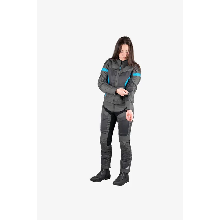 Veste femme Sport Trigonis-Air gris foncé-gris-turquoise