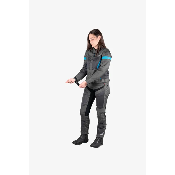 Veste femme Sport Trigonis-Air gris foncé-gris-turquoise