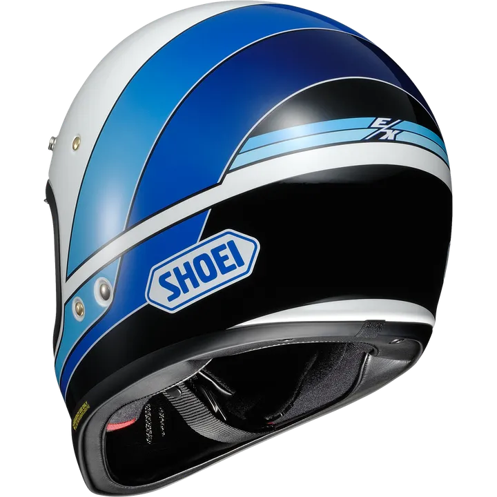 Integralhelm EX-Zero-Equitation TC-11 weiss-blau-schwarz