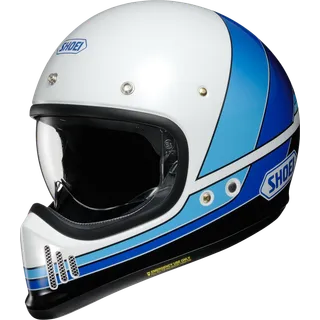 Integralhelm EX-Zero-Equitation TC-11 weiss-blau-schwarz