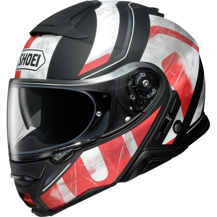 Casque modulable Neotec II Jaunt TC-1 mat-noir-blanc-rouge