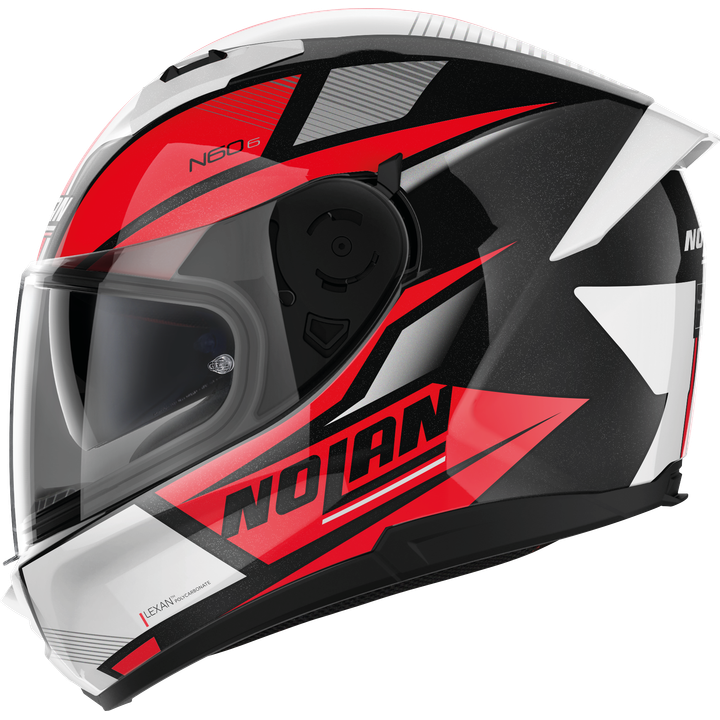 Integralhelm N60-6 Downshift #36 rot-weiss-schwarz
