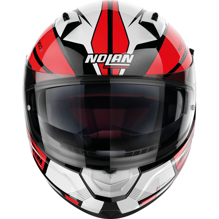 Integralhelm N60-6 Downshift #36 rot-weiss-schwarz