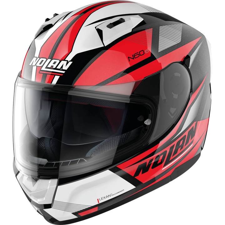 Integralhelm N60-6 Downshift #36 rot-weiss-schwarz