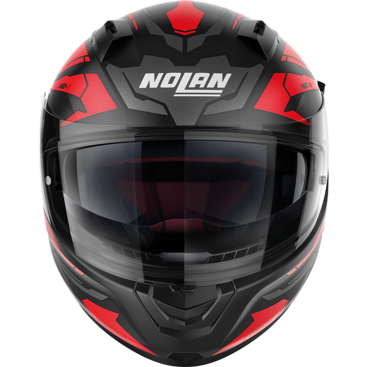 Integralhelm N60-6 Anchor #22 matt-schwarz-rot