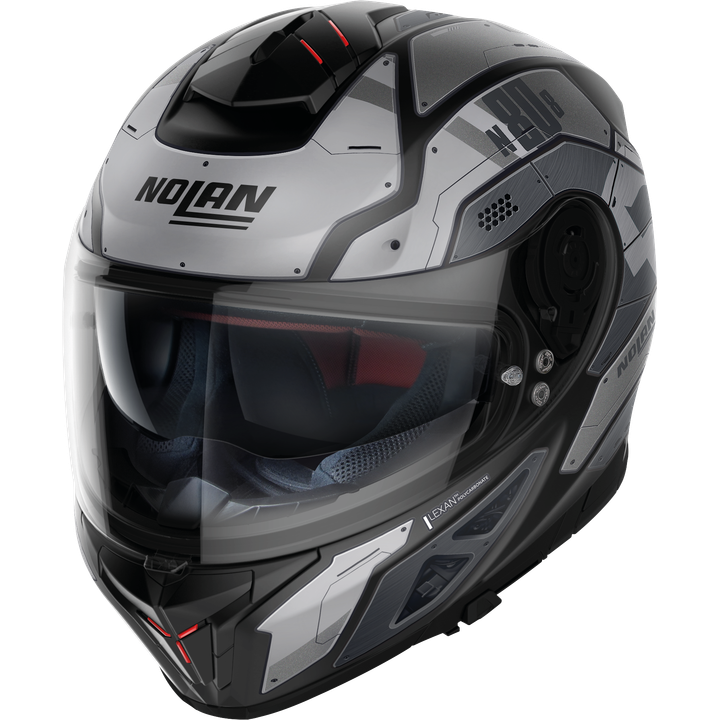 Casque intégral N80-8 Starscream N-Com #32 mat-noir-gris