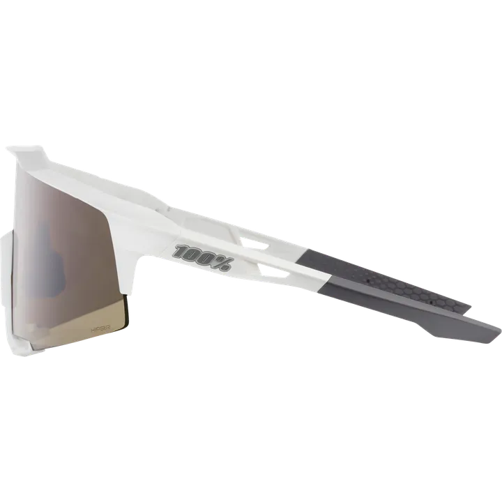 Brille Speedcraft Matte White-HiPER Silver Mirror Lens