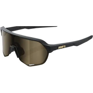 Brille S2 Matte Black-Soft Gold Mirror Lens