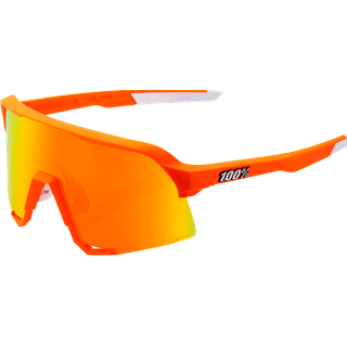 Lunettes S3 Soft Tact Neon Orange-HiPER Red Multilayer Mirror Lens