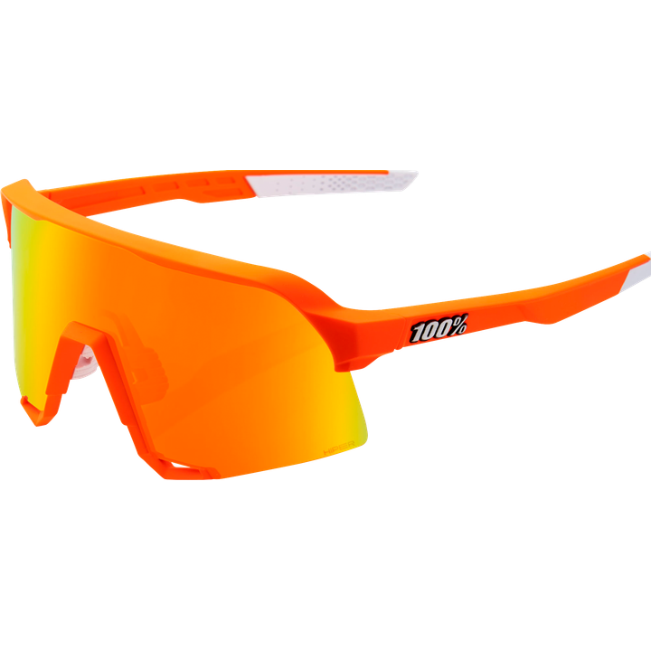 Lunettes S3 Soft Tact Neon Orange-HiPER Red Multilayer Mirror Lens
