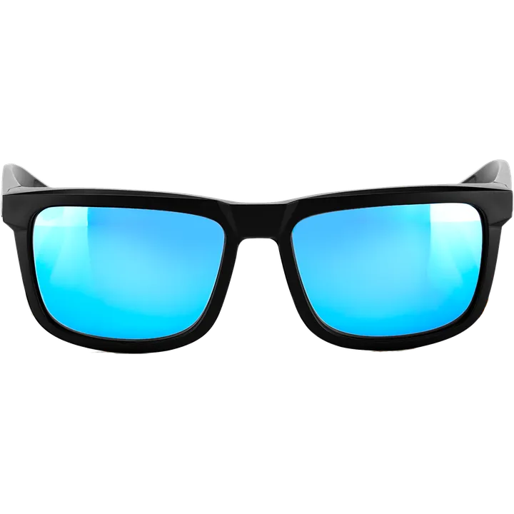Brille Blake Matte Black-HiPER Blue Multilayer Mirror Lens