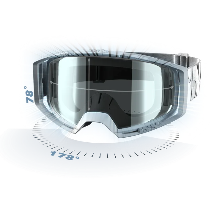 Goggle Trigger weiss / mirror silver