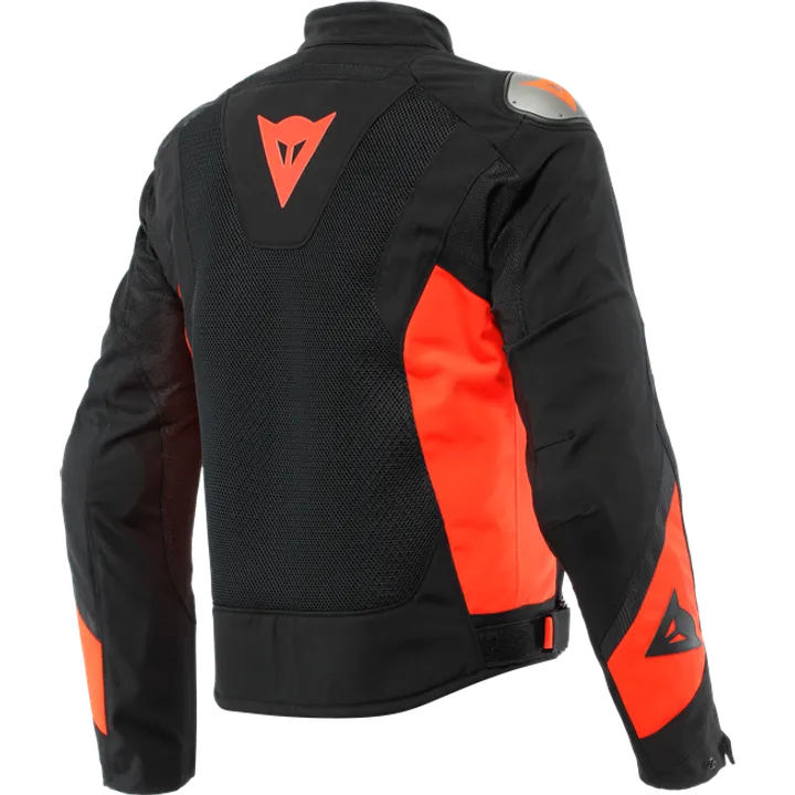 Veste Energyca Air Tex noir-fluo rouge