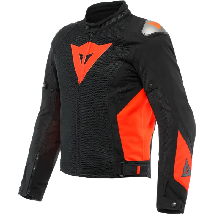 Veste Energyca Air Tex noir-fluo rouge