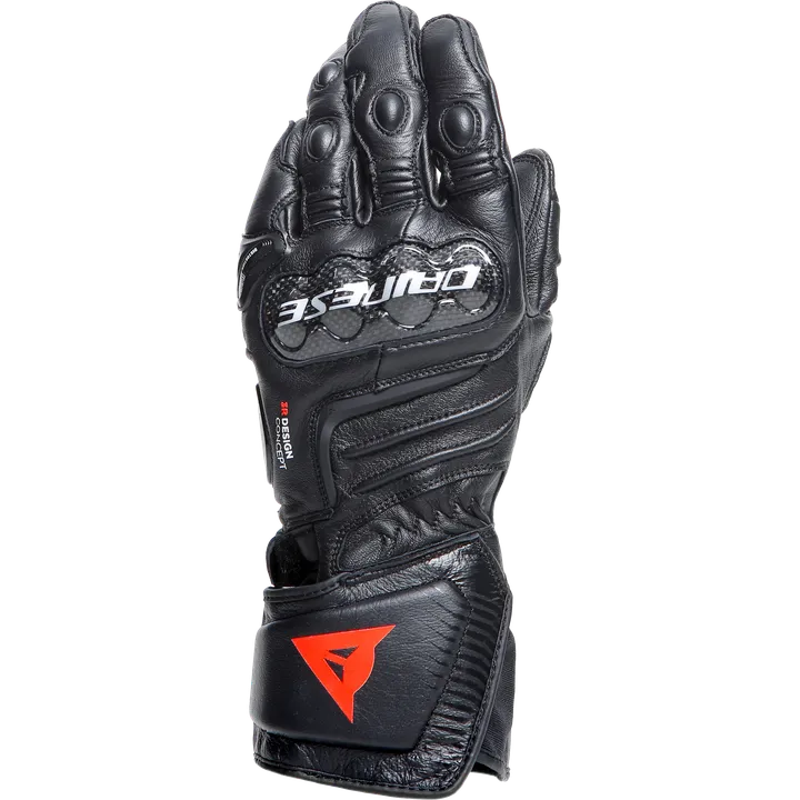 Lederhandschuhe Carbon 4 Lang schwarz
