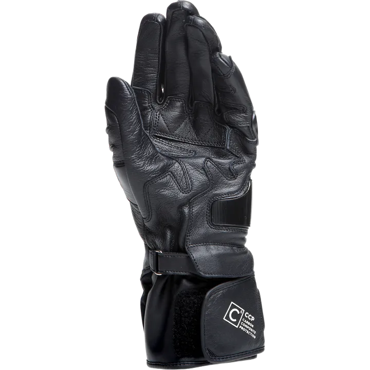 Lederhandschuhe Carbon 4 Lang schwarz