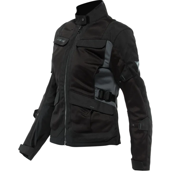 Damen Jacke Desert Tex schwarz-grau