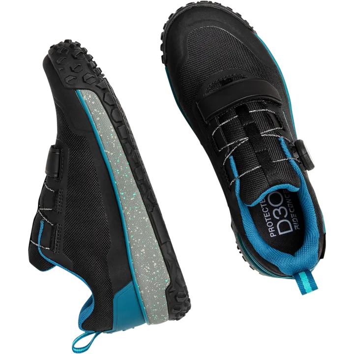 Flume Flat Boa Femmes noir-tahoe bleu